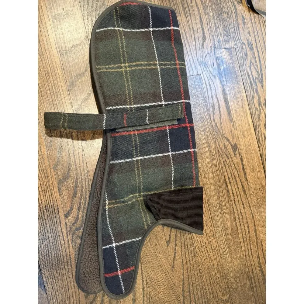 Barbour Wool Touch Fleece Lined Dog Coat Waterproof Sz M NEW $98